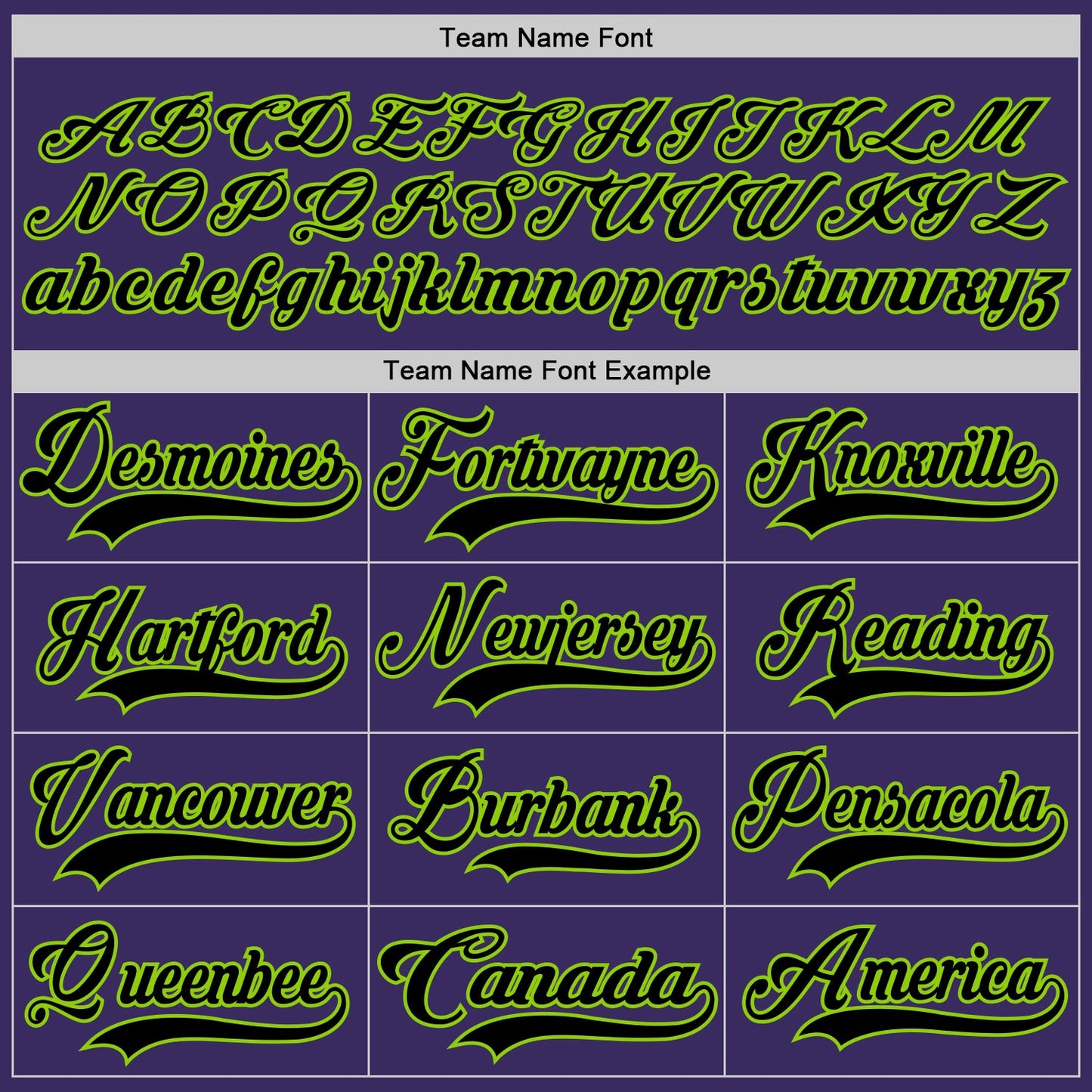 Custom Purple Black-Neon Green Hockey Jersey - Sky-Custom