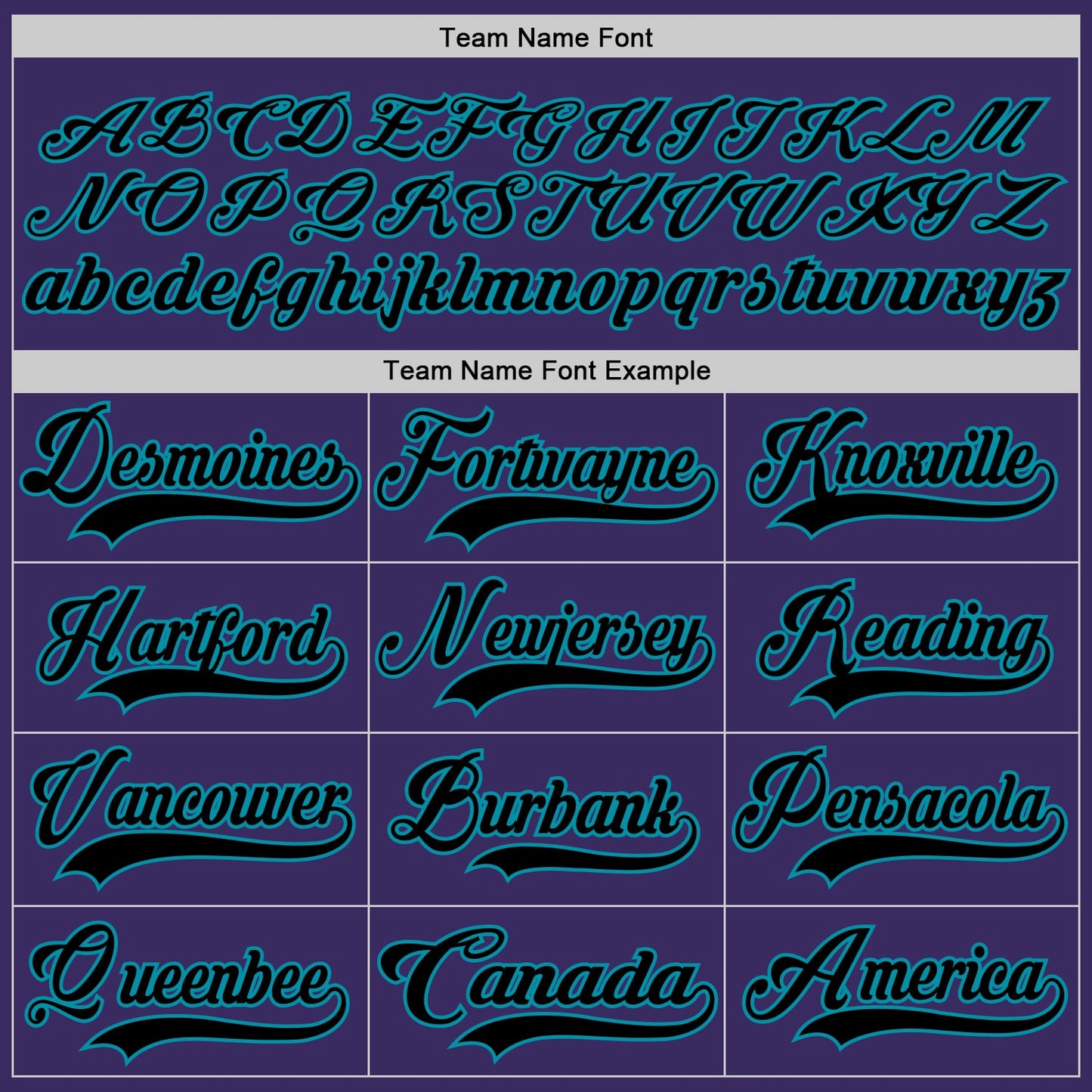 Custom Purple Black-Teal Hockey Jersey - Sky-Custom