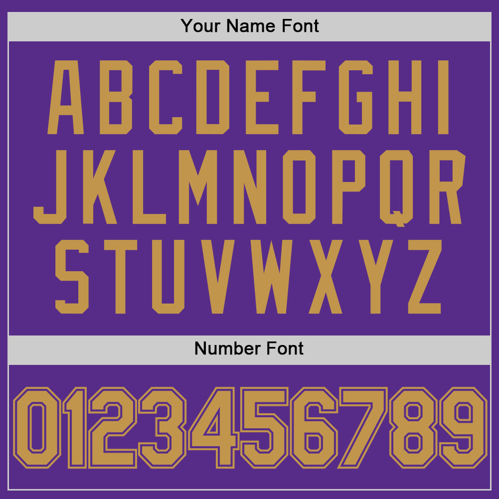 Custom Purple Old Gold Authentic Throwback Basketball Jersey - Sky-Custom
