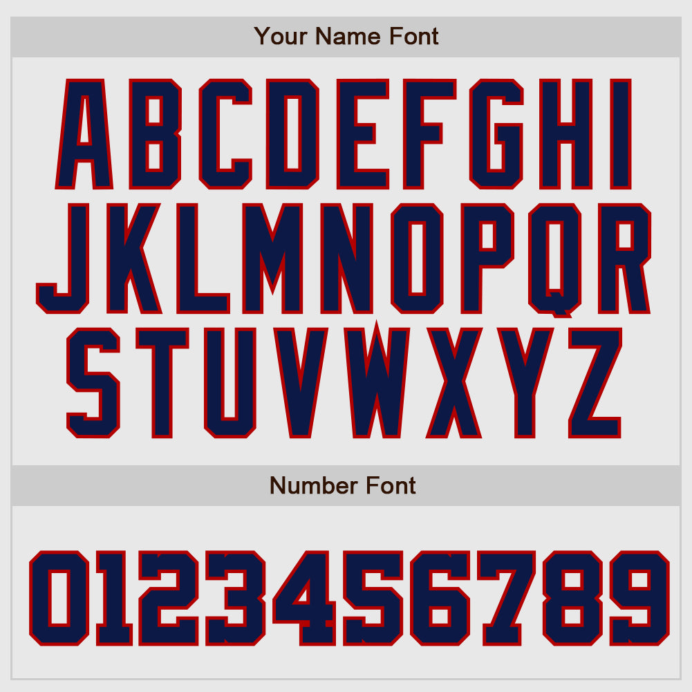 Custom White Navy Pinstripe Navy-Red Authentic Raglan Sleeves Baseball Jersey - Sky-Custom