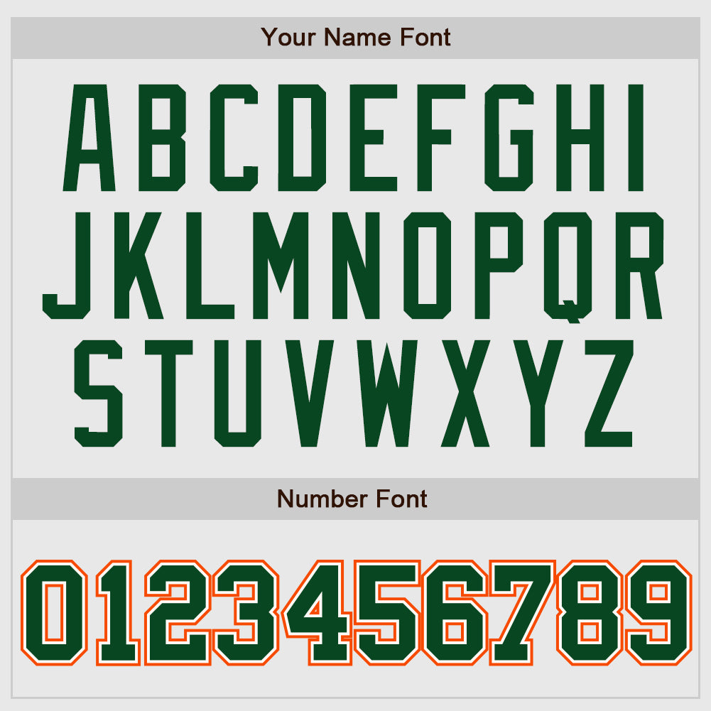 Custom White Orange Pinstripe Green-Orange Authentic Raglan Sleeves Baseball Jersey - Sky-Custom