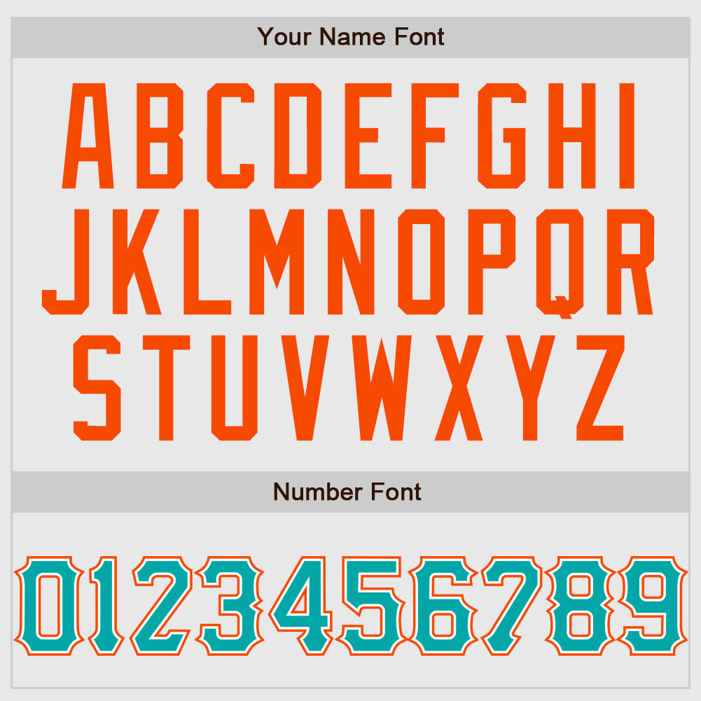 Custom White Aqua Pinstripe Aqua-Orange Authentic Raglan Sleeves Baseball Jersey - Sky-Custom