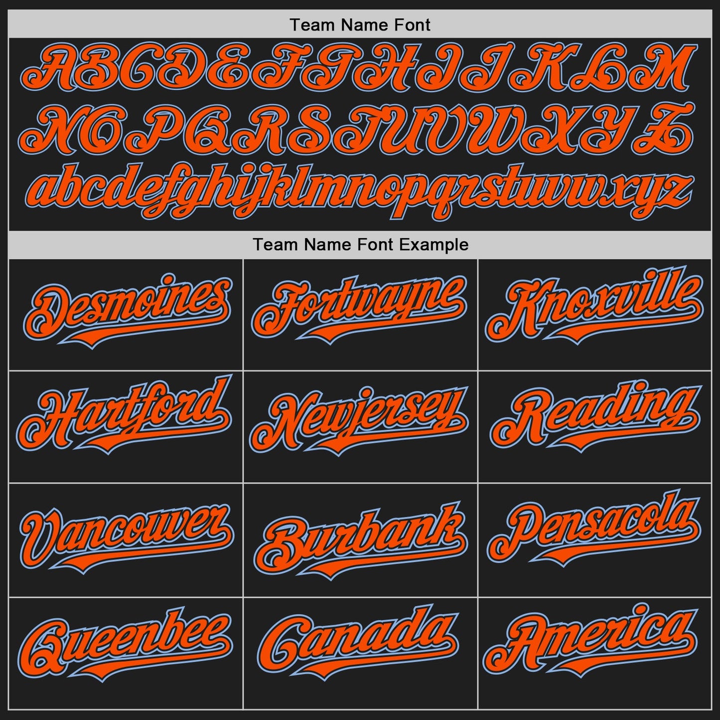 Custom Black Orange-Light Blue Authentic Raglan Sleeves Baseball Jersey - Sky-Custom