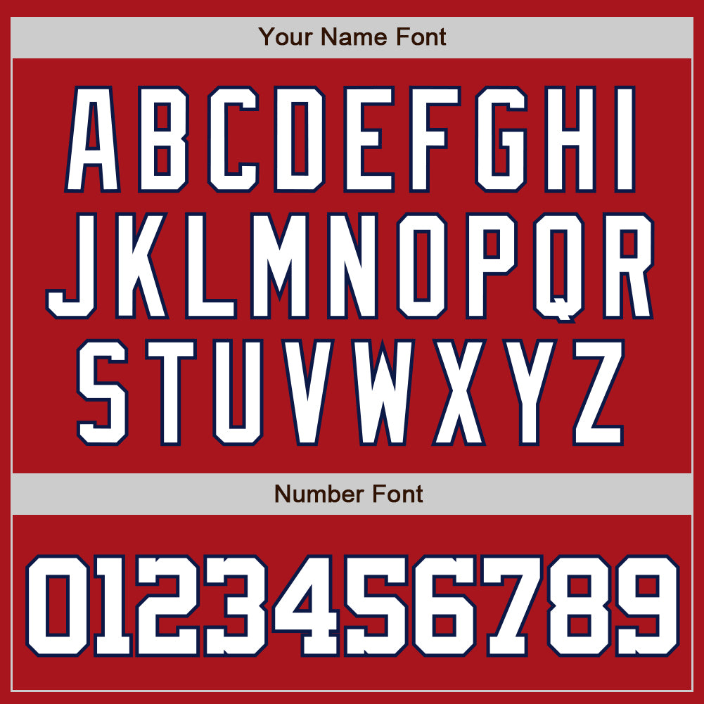 Custom Red White-Navy Authentic Raglan Sleeves Baseball Jersey - Sky-Custom