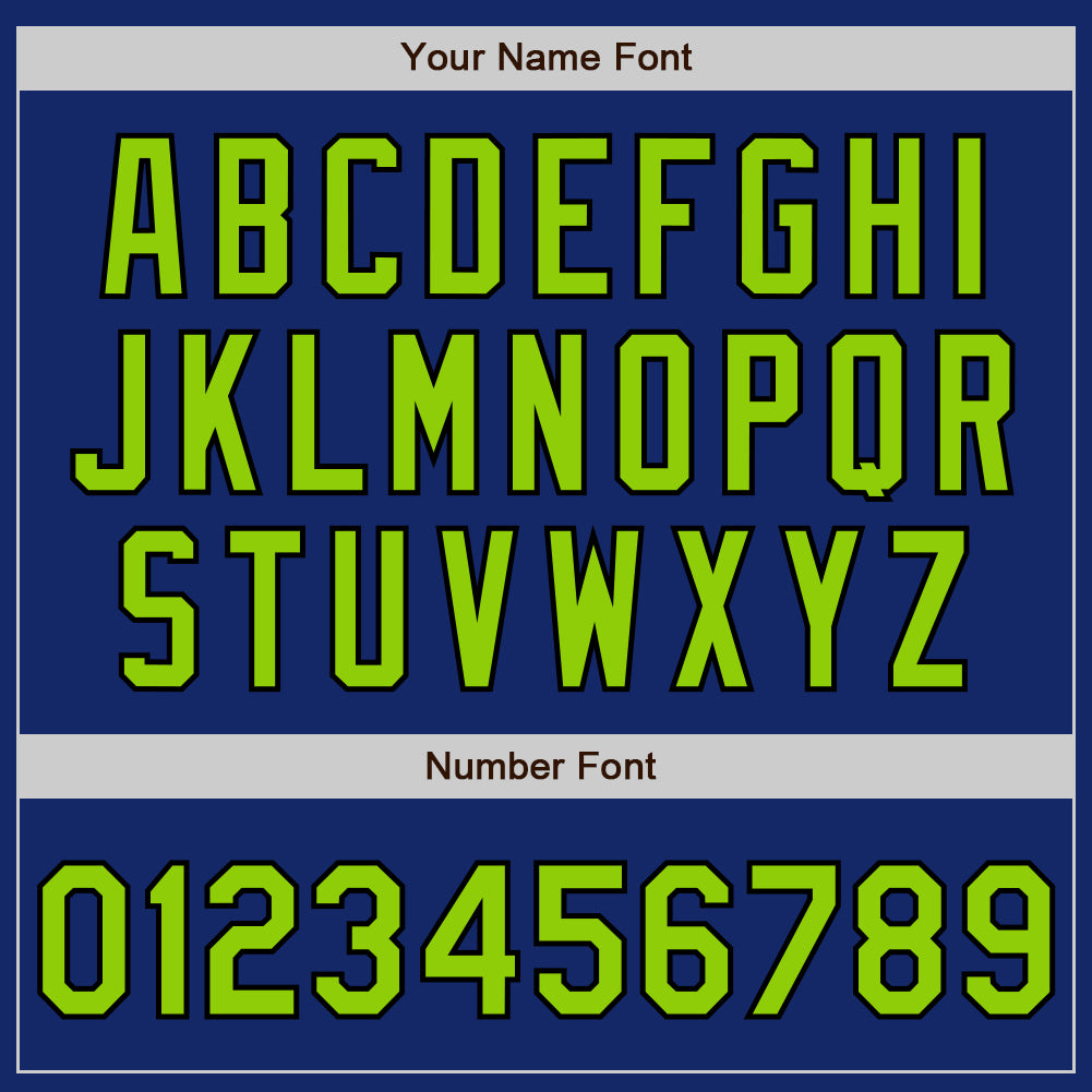 Custom Royal Neon Green-Black Authentic Raglan Sleeves Baseball Jersey - Sky-Custom