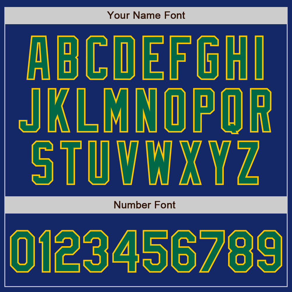 Custom Royal Kelly Green-Yellow Authentic Raglan Sleeves Baseball Jersey - Sky-Custom