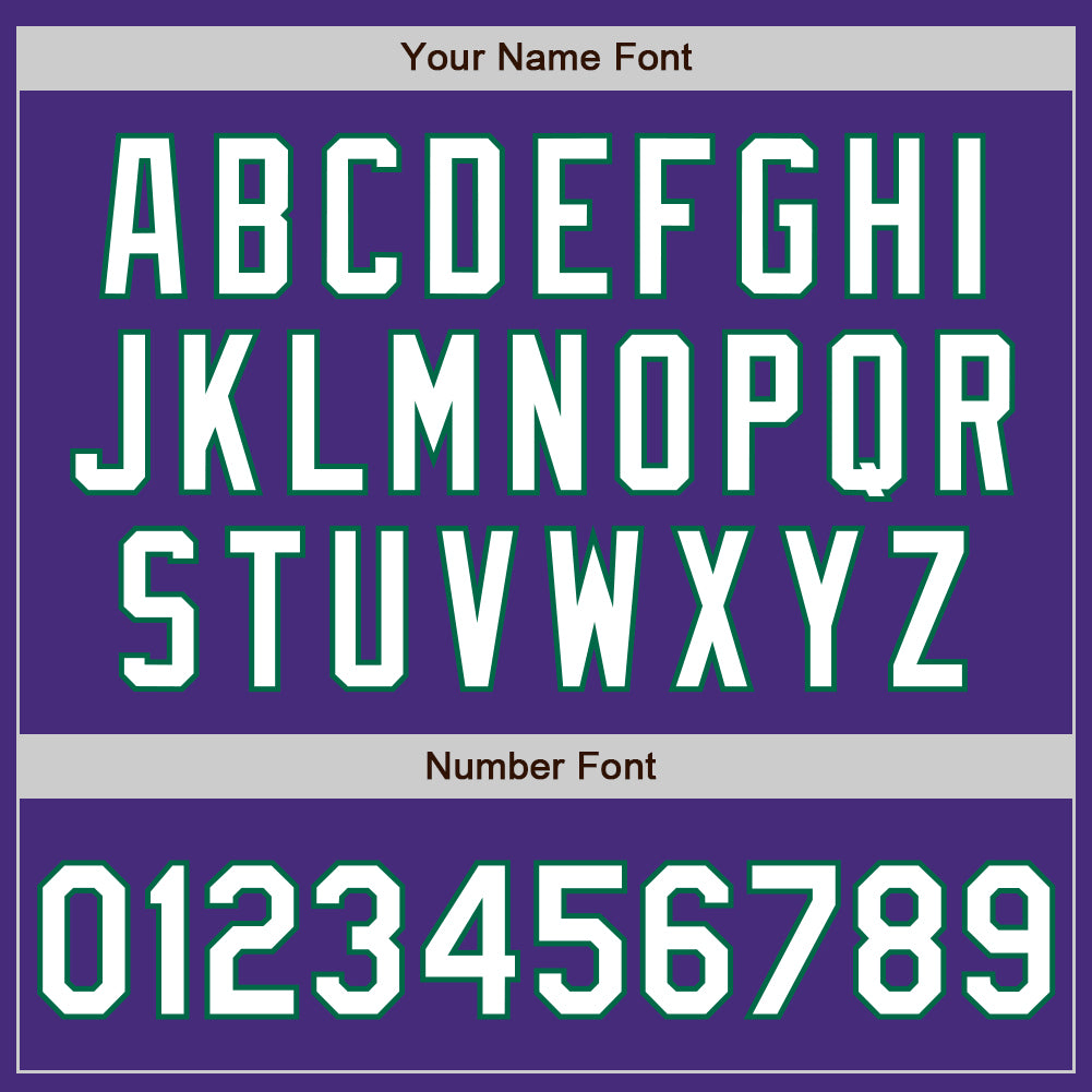 Custom Purple White-Kelly Green Authentic Raglan Sleeves Baseball Jersey - Sky-Custom