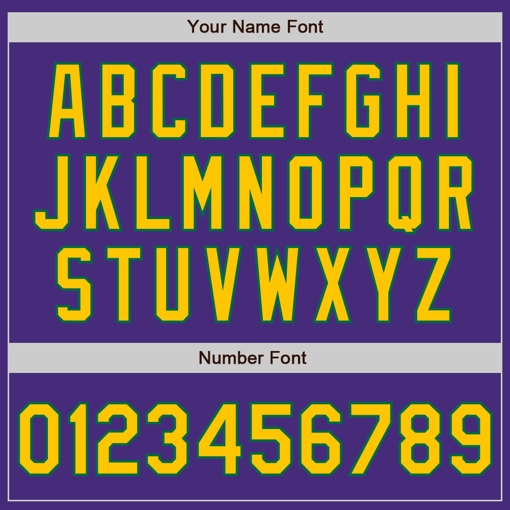 Custom Purple Yellow-Kelly Green Authentic Raglan Sleeves Baseball Jersey - Sky-Custom