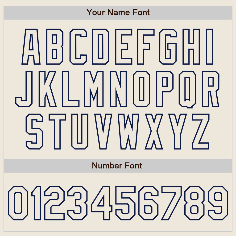 Custom Cream Navy Authentic Raglan Sleeves Baseball Jersey - Sky-Custom