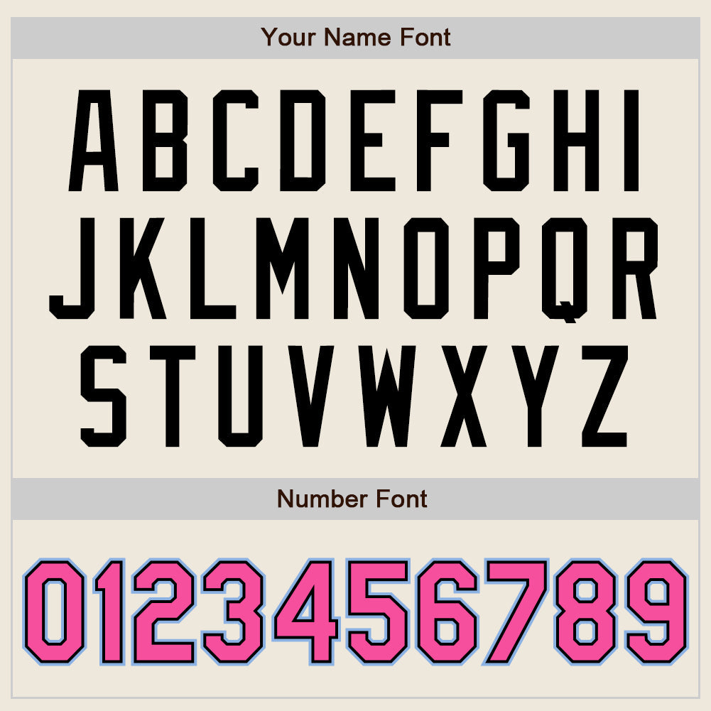 Custom Cream Pink Black-Light Blue Authentic Raglan Sleeves Baseball Jersey - Sky-Custom