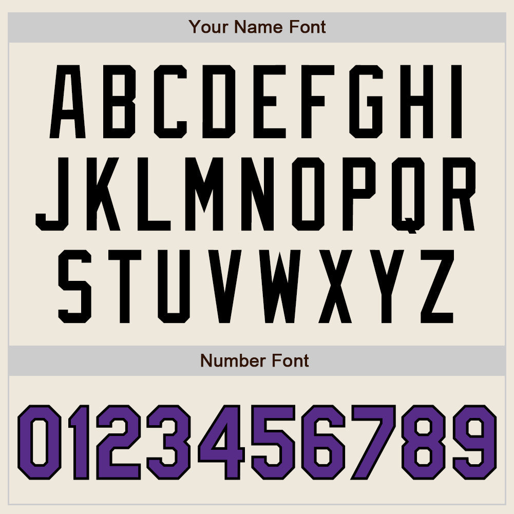 Custom Cream Purple-Black Authentic Raglan Sleeves Baseball Jersey - Sky-Custom