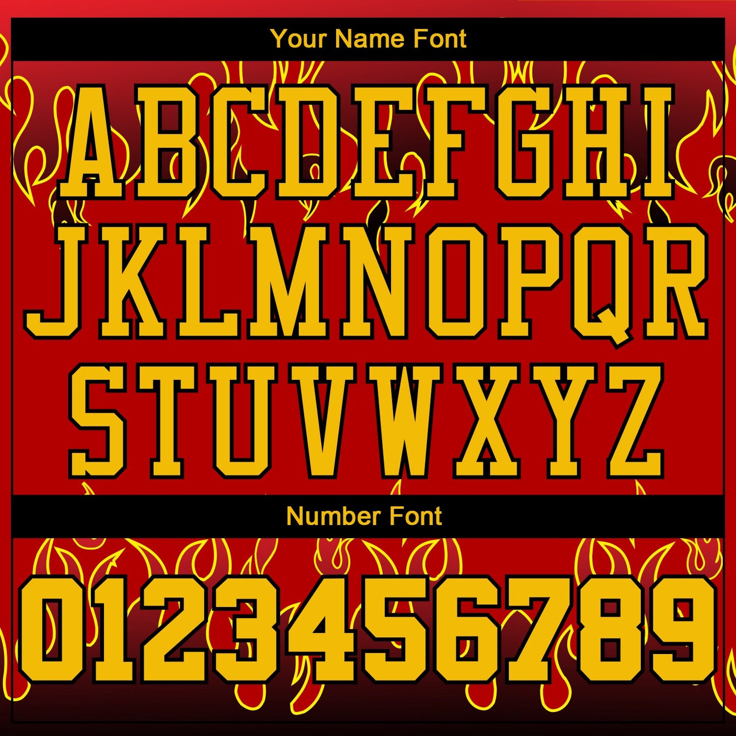 Custom Red Gold-Black Flame Round Neck Sublimation Basketball Suit Jersey - Sky-Custom