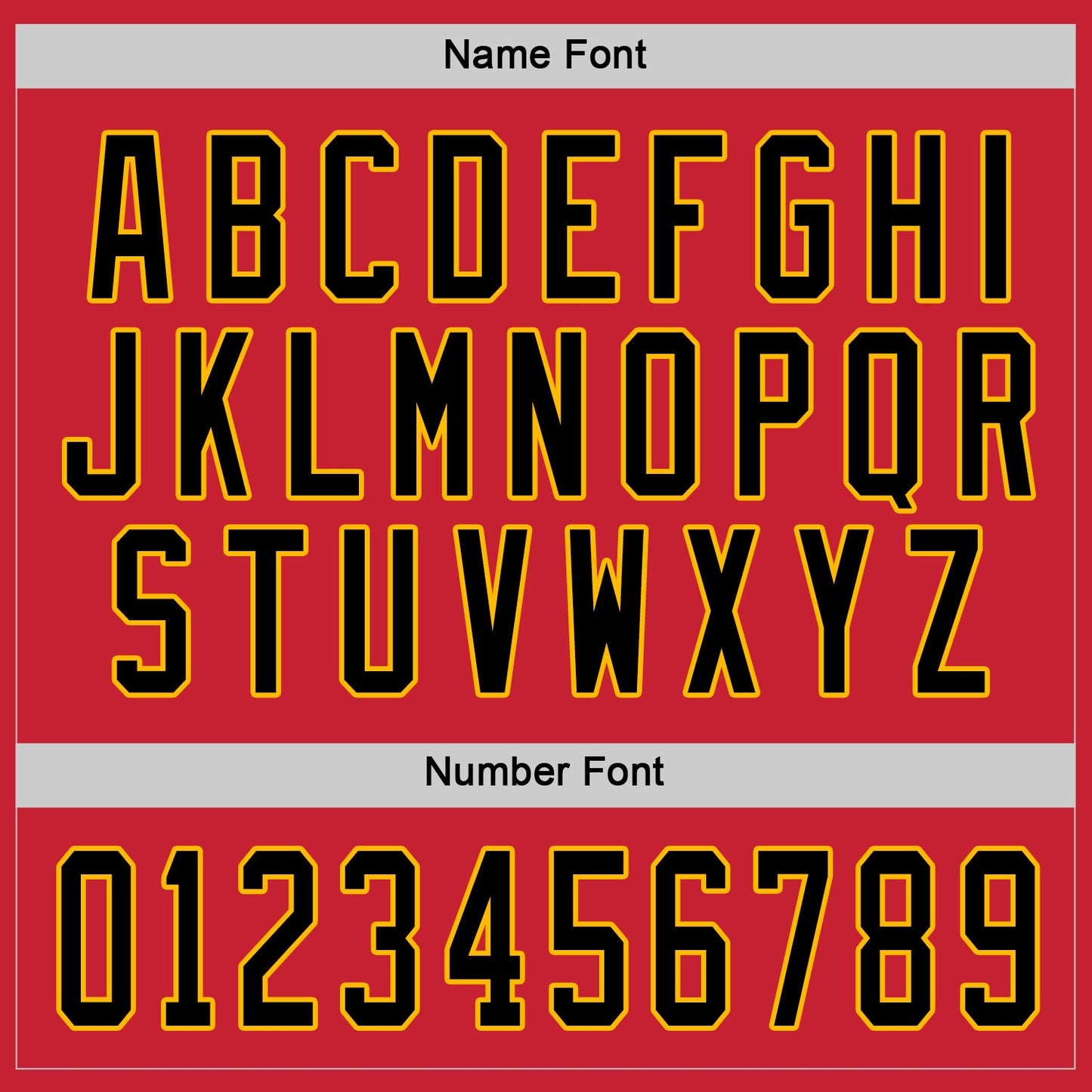 Custom Red Black-Gold Hockey Jersey - Sky-Custom