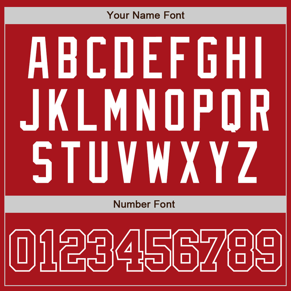 Custom Red Red-White Authentic Baseball Jersey - Sky-Custom