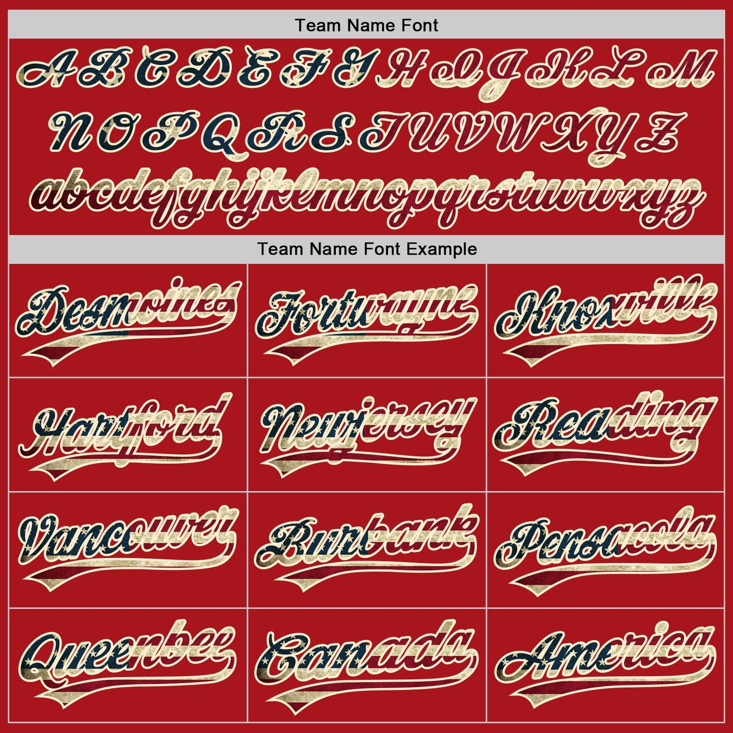 Custom Red Vintage USA Flag-Cream Authentic Baseball Jersey - Sky-Custom