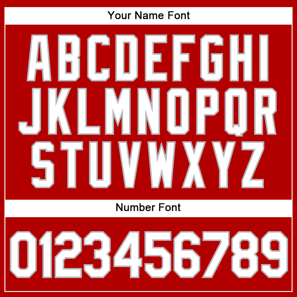 Custom Red White Pinstripe Gray Authentic Baseball Jersey - Sky-Custom