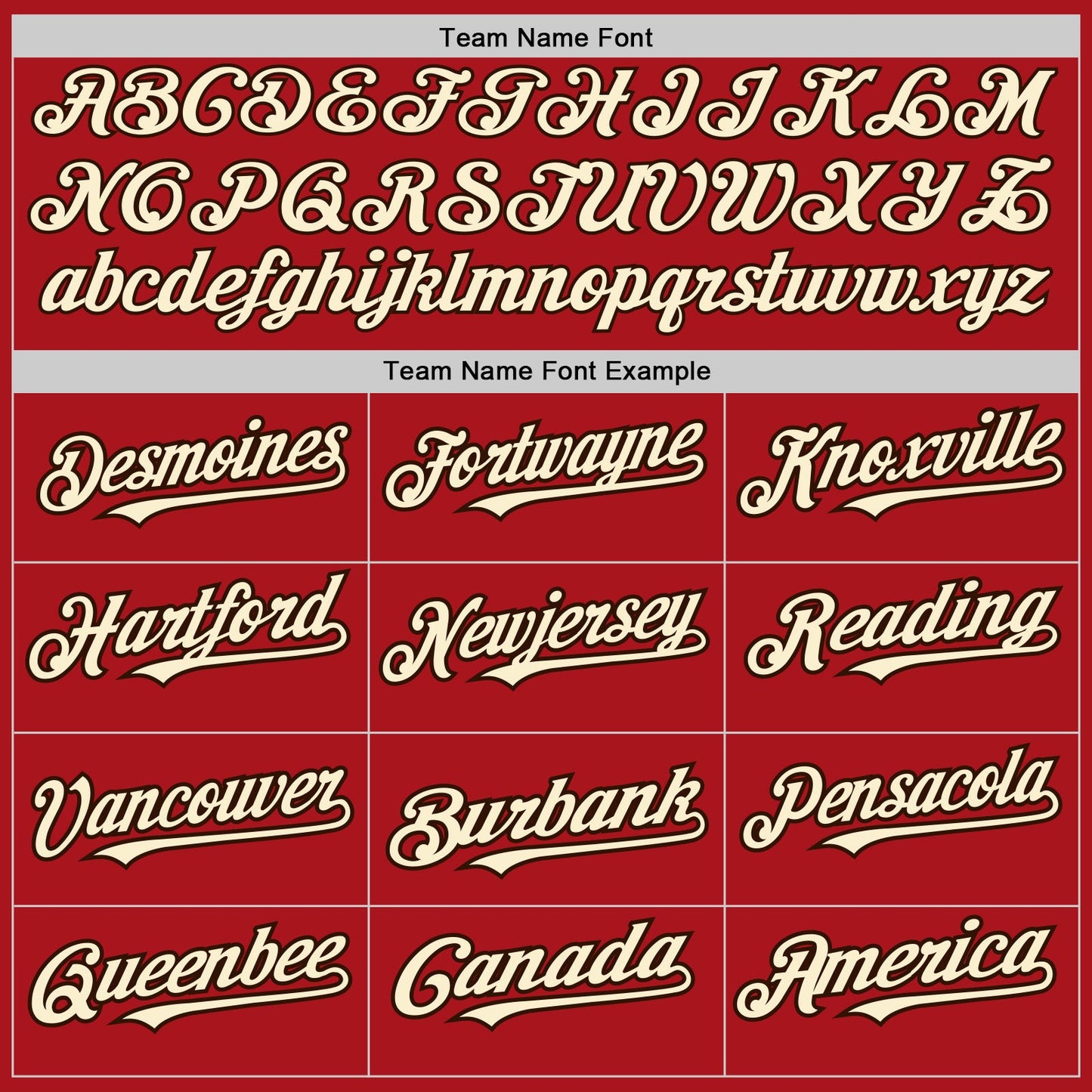 Custom Red White Pinstripe Brown-City Cream Authentic Baseball Jersey - Sky-Custom
