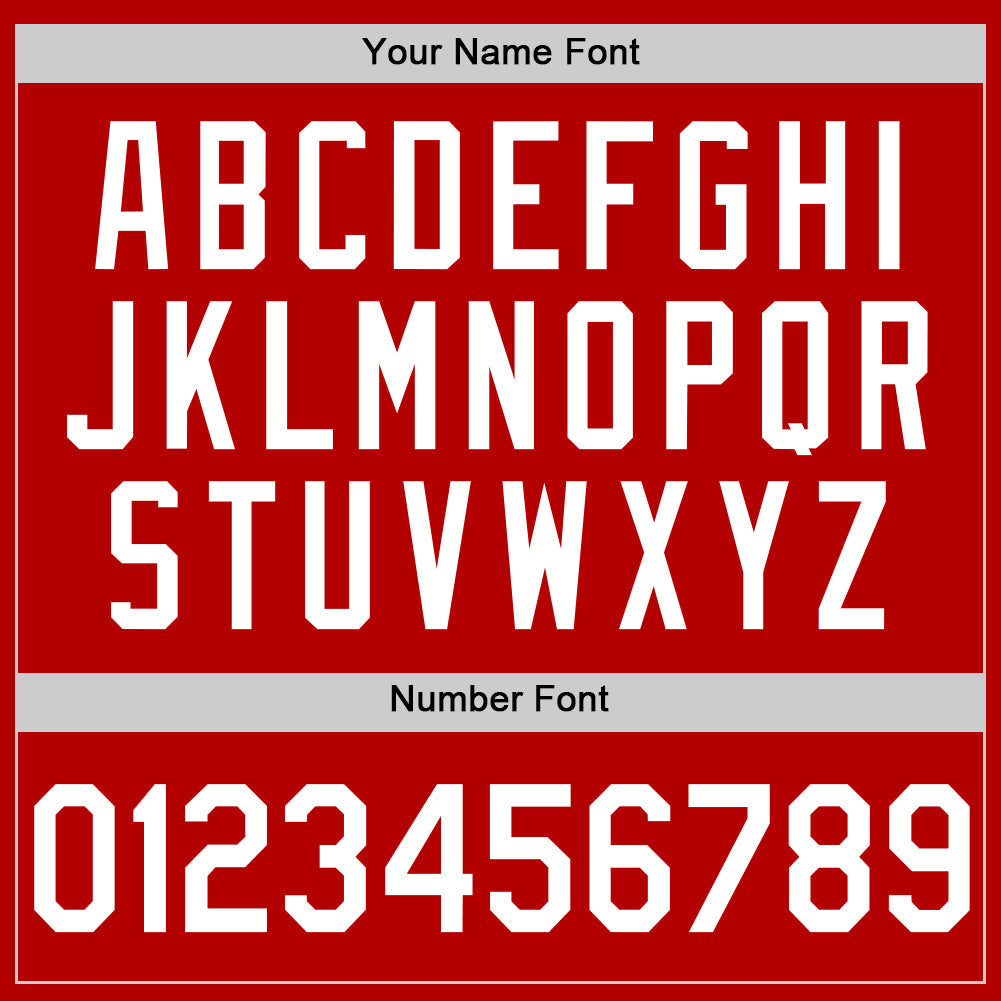 Custom Red White-Gold Authentic Throwback Baseball Jersey - Sky-Custom