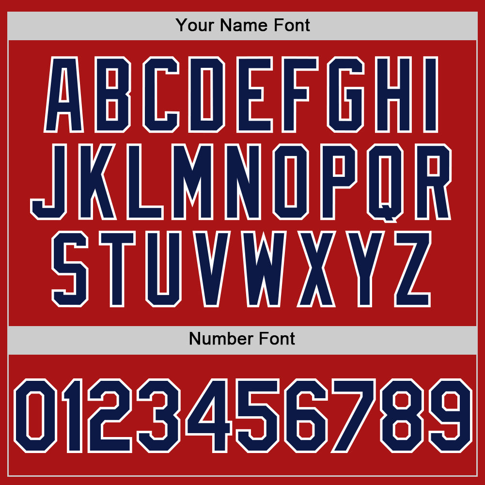 Custom Red Navy-White Mesh Authentic Throwback Baseball Jersey - Sky-Custom