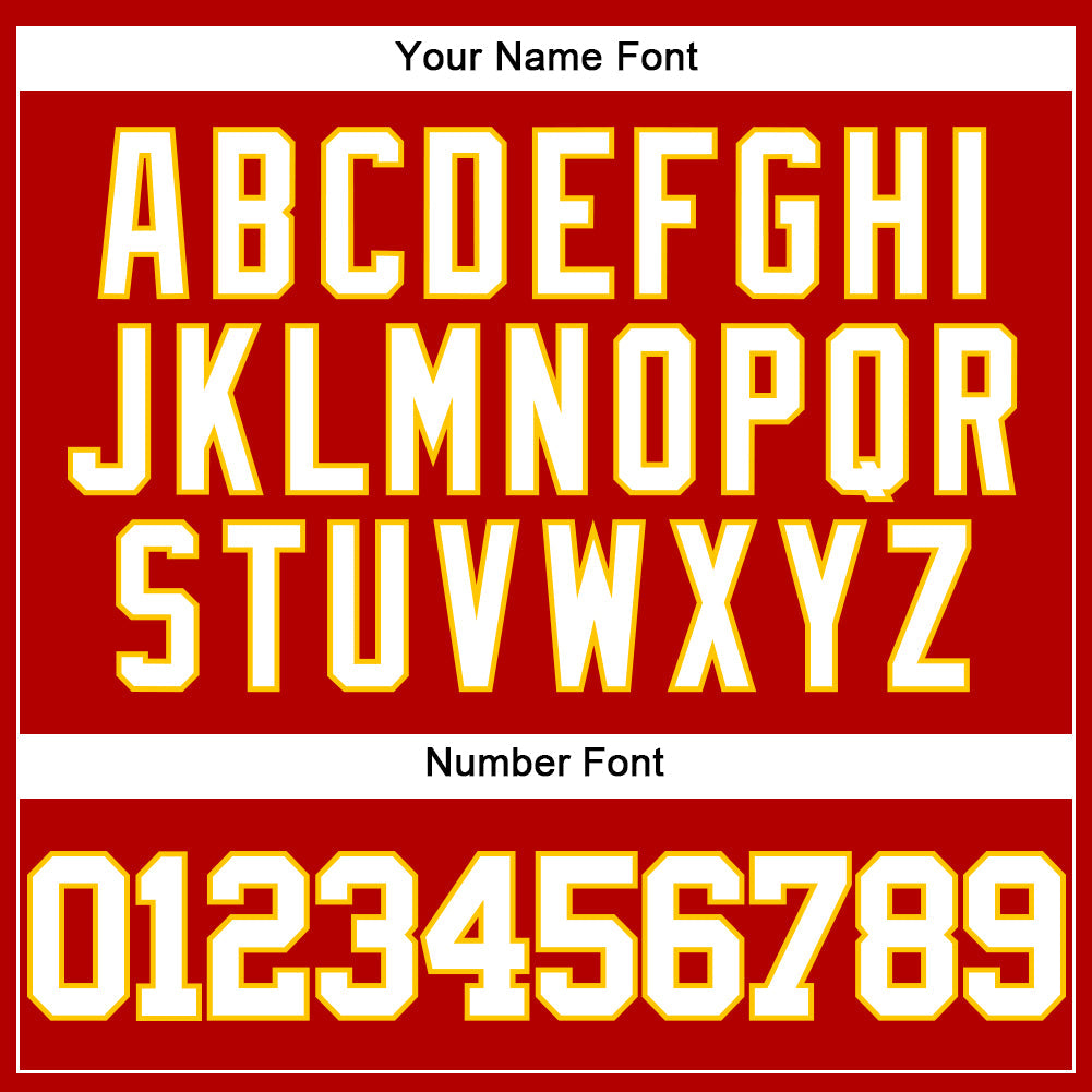 Custom Red White-Yellow Mesh Authentic Throwback Baseball Jersey - Sky-Custom