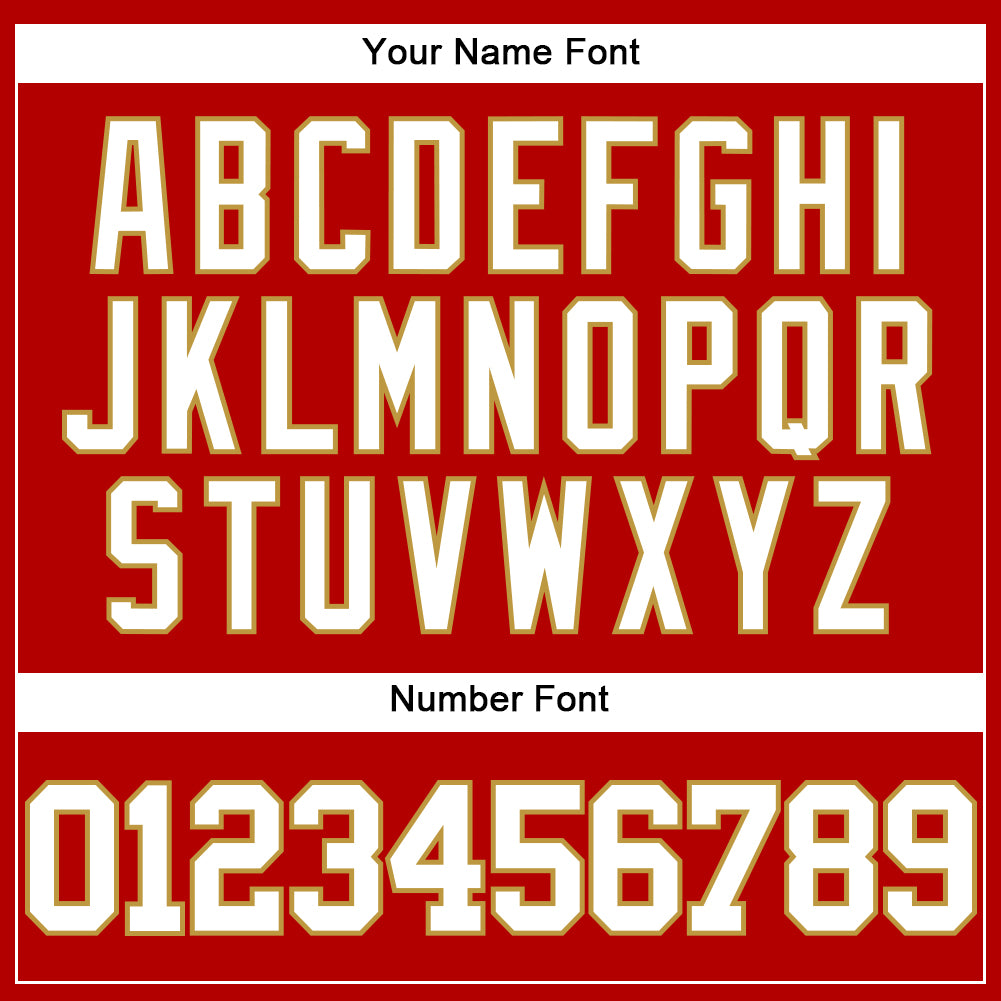 Custom Red White-Old Gold Mesh Authentic Throwback Baseball Jersey - Sky-Custom