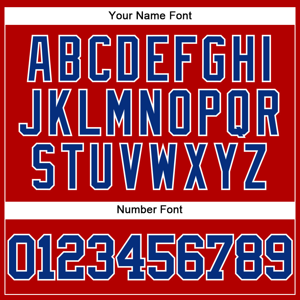 Custom Red Royal-White Mesh Authentic Throwback Baseball Jersey - Sky-Custom