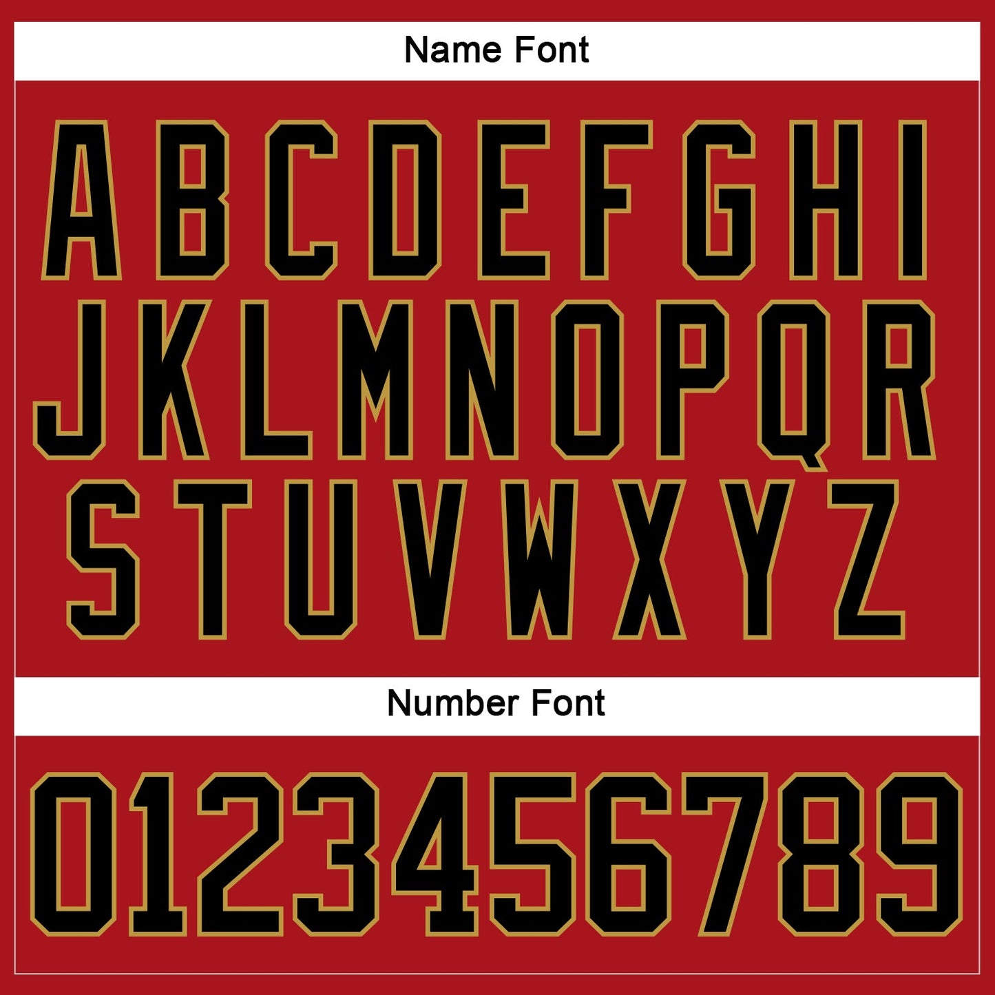 Custom Red Black-Old Gold Hockey Lace Neck Jersey - Sky-Custom
