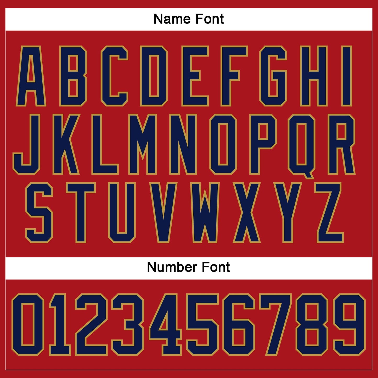 Custom Red Navy-Old Gold Hockey Lace Neck Jersey - Sky-Custom