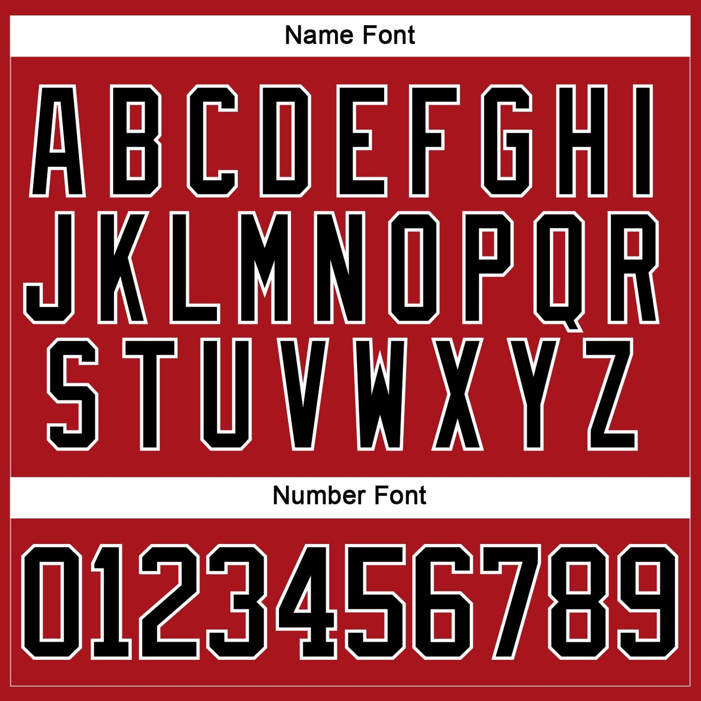 Custom Red Black-White Hockey Jersey - Sky-Custom
