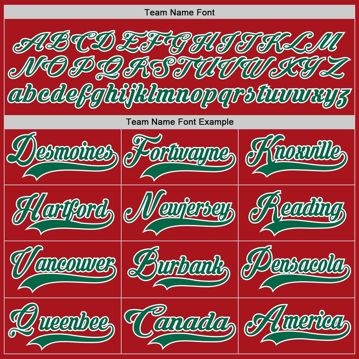 Custom Red Kelly Green-White Hockey Jersey - Sky-Custom