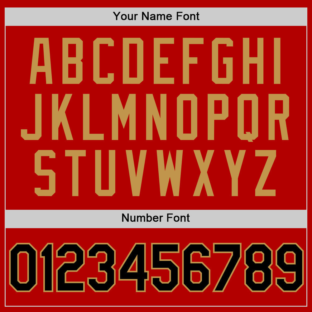 Custom Red Black-Old Gold Authentic Throwback Basketball Jersey - Sky-Custom