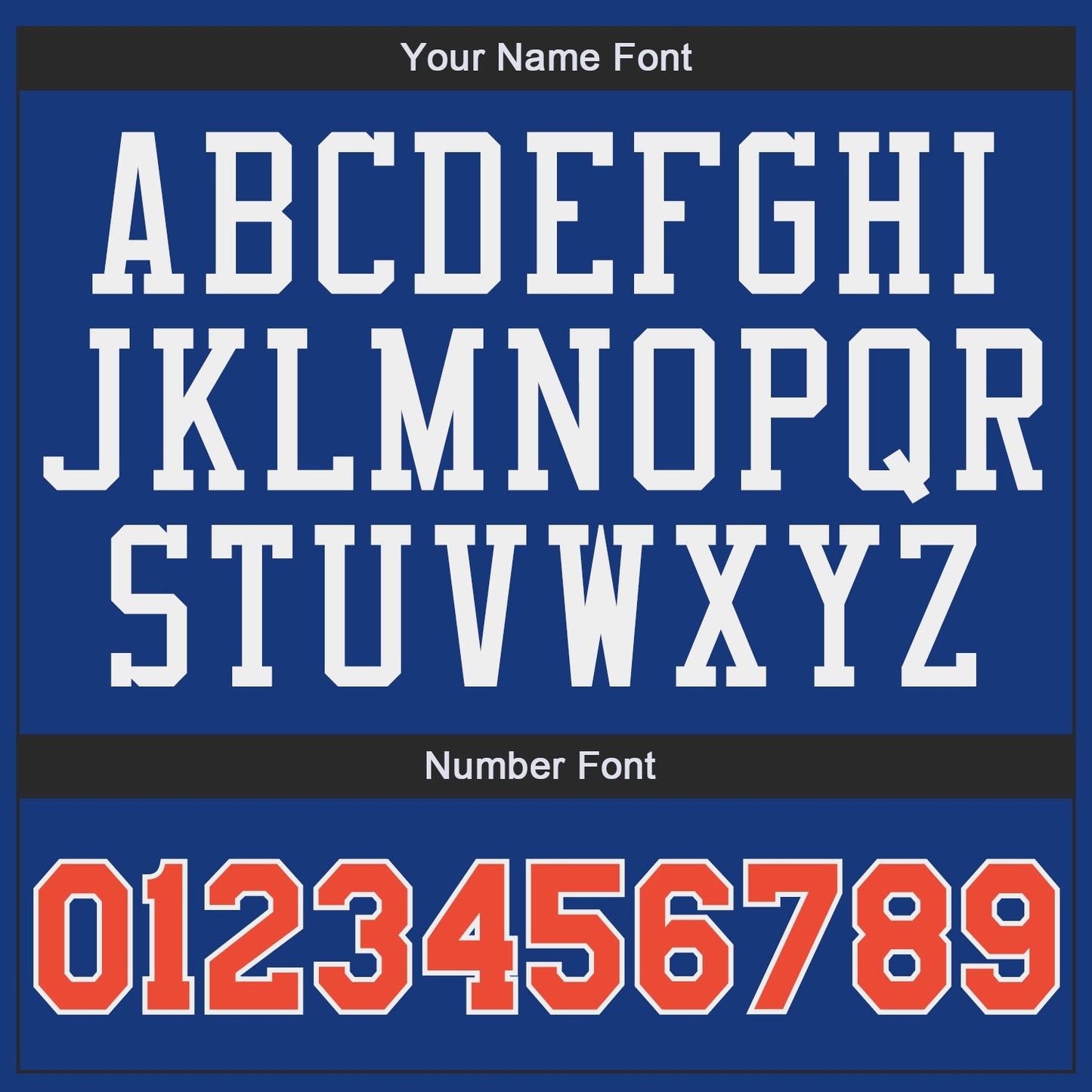 Custom Royal Orange-White Authentic Throwback Basketball Jersey - Sky-Custom
