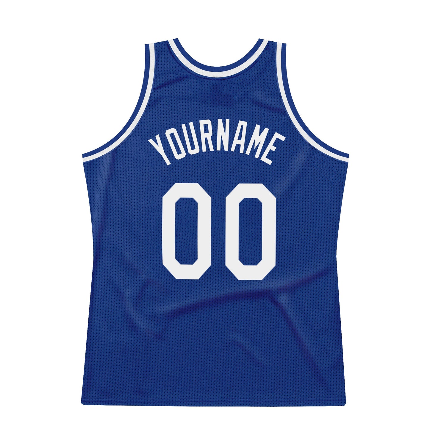 Custom Royal White-Red Authentic Throwback Basketball Jersey - Sky-Custom
