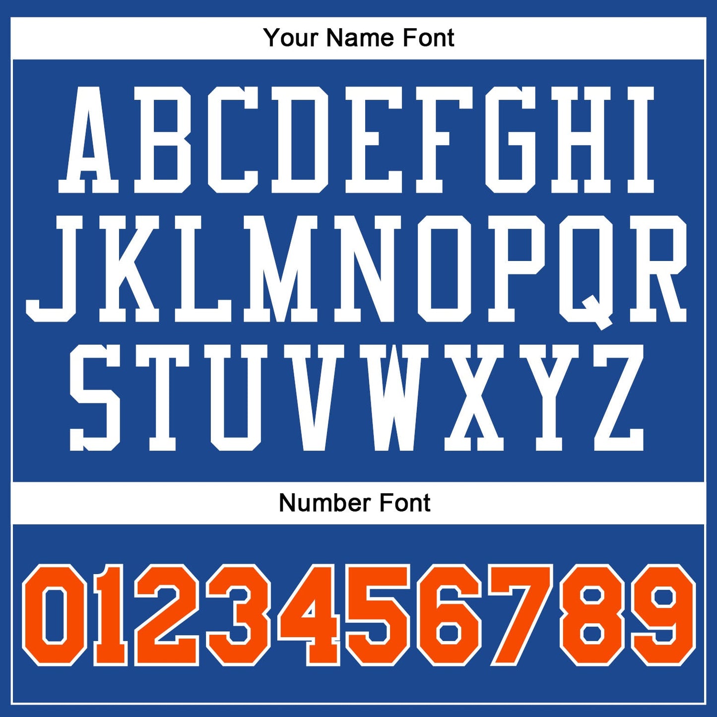Custom Royal Orange-White Authentic Baseball Jersey - Sky-Custom