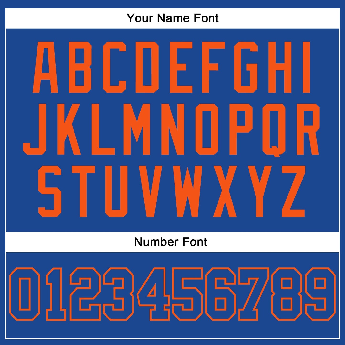 Custom Royal Royal-Orange Authentic Baseball Jersey - Sky-Custom