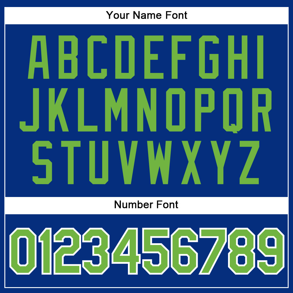 Custom Royal Neon Green-White Authentic Sleeveless Baseball Jersey - Sky-Custom