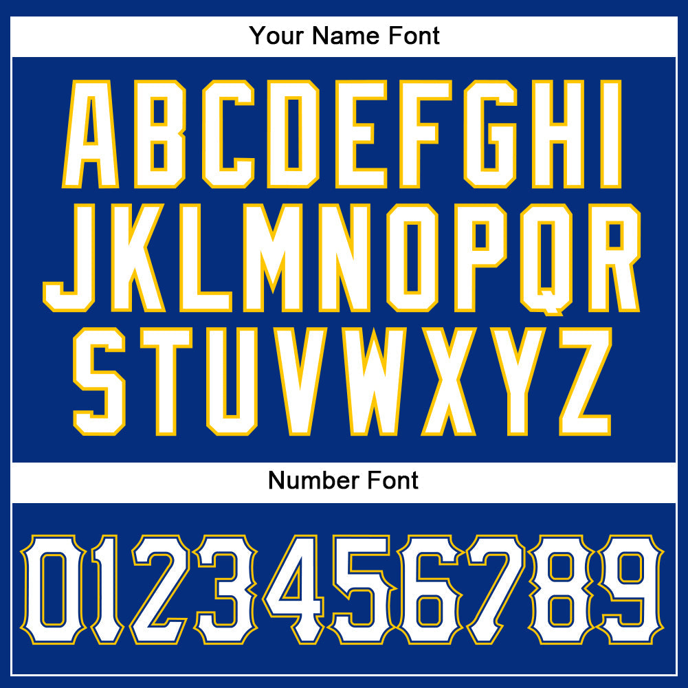 Custom Royal White-Gold Authentic Sleeveless Baseball Jersey - Sky-Custom