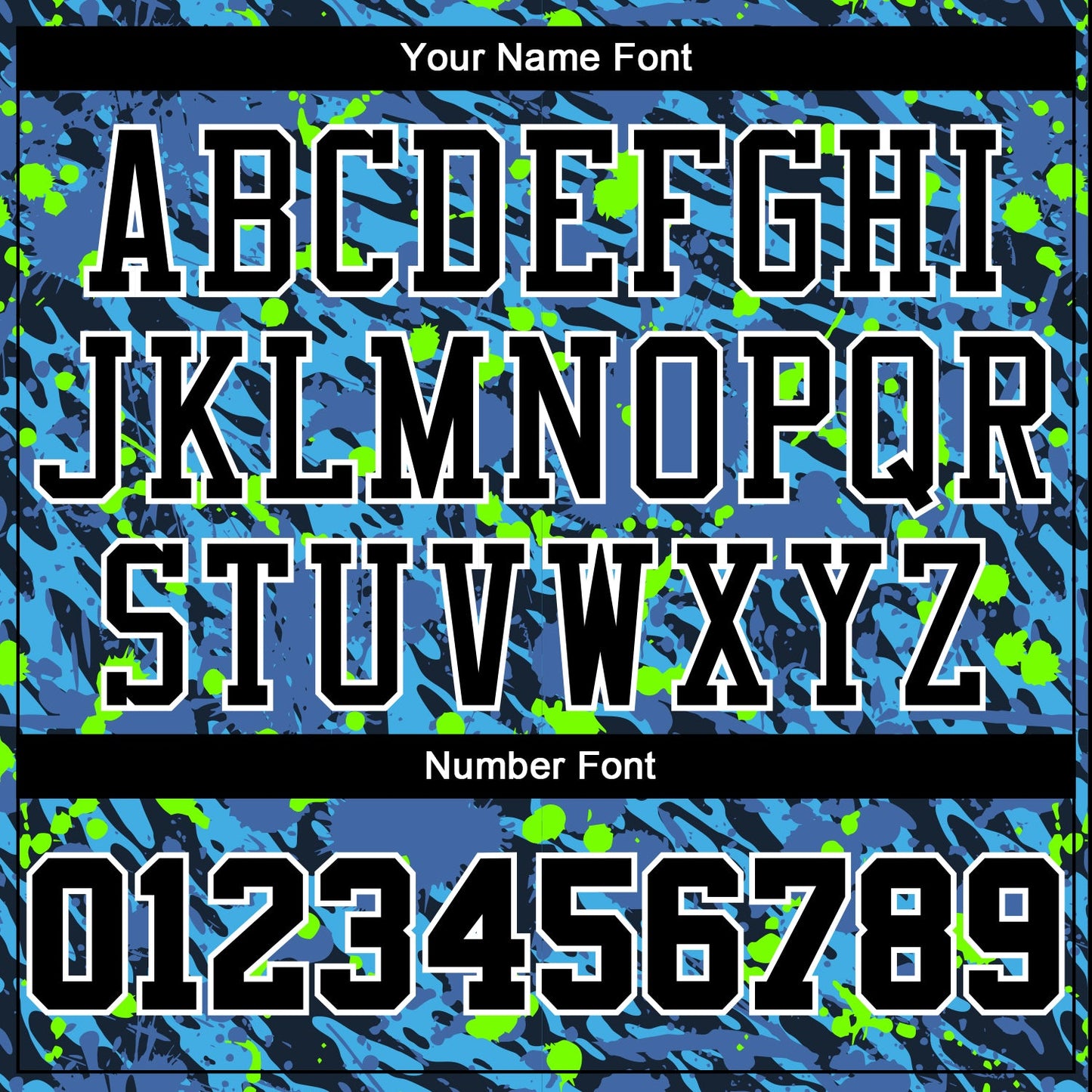 Custom Royal Black-Neon Green Music Festival Round Neck Sublimation Basketball Suit Jersey - Sky-Custom