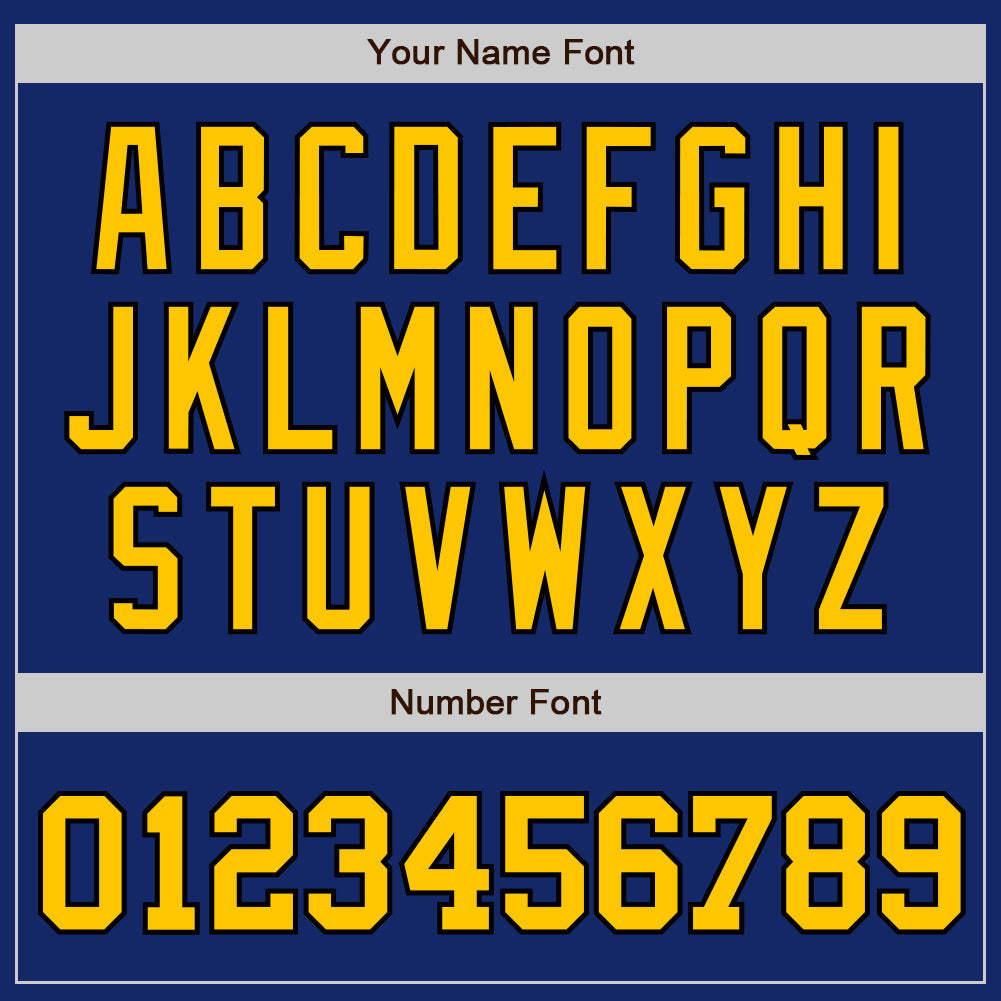 Custom Royal Gold-Black Authentic Baseball Jersey - Sky-Custom