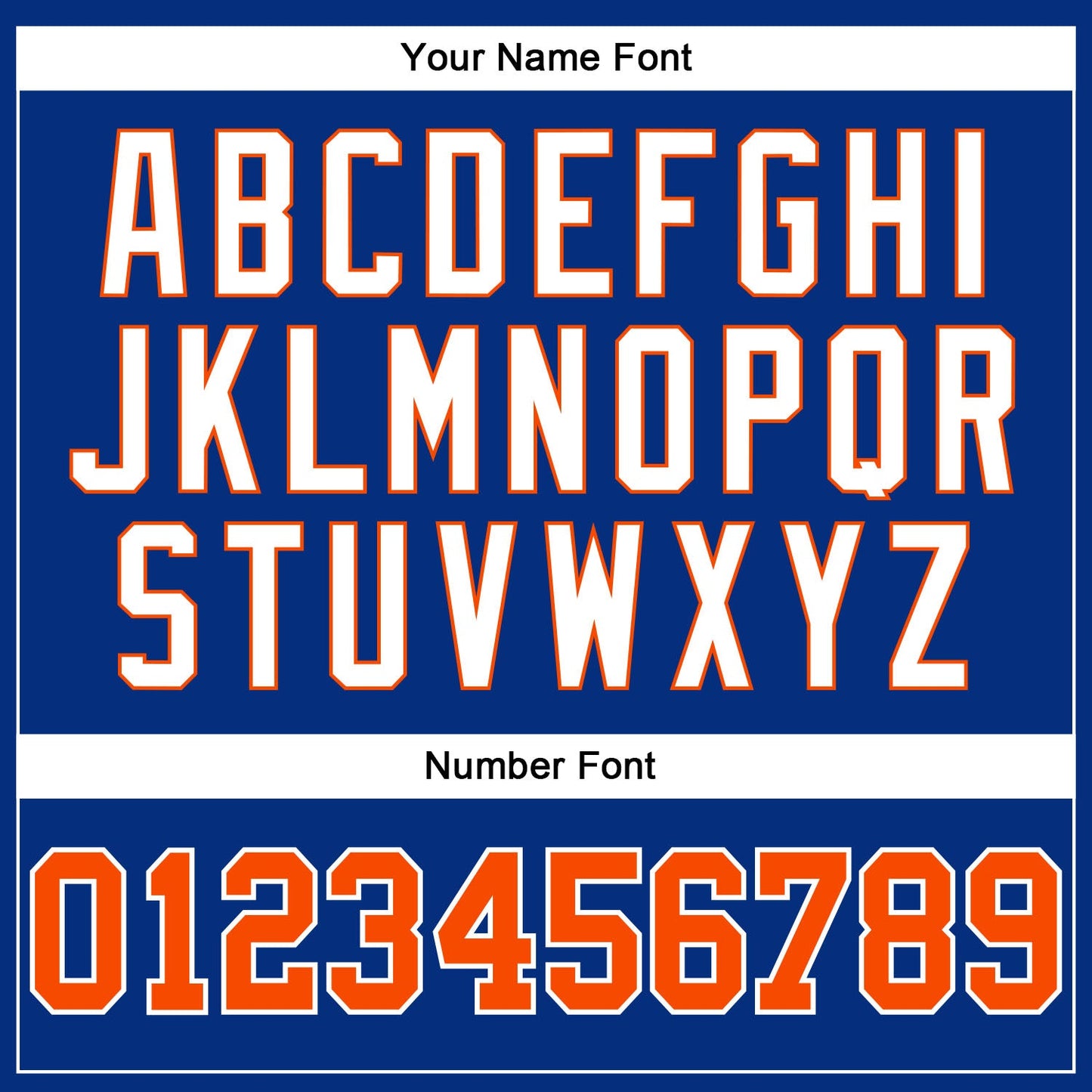 Custom Royal White Pinstripe Orange-White Authentic Basketball Jersey - Sky-Custom