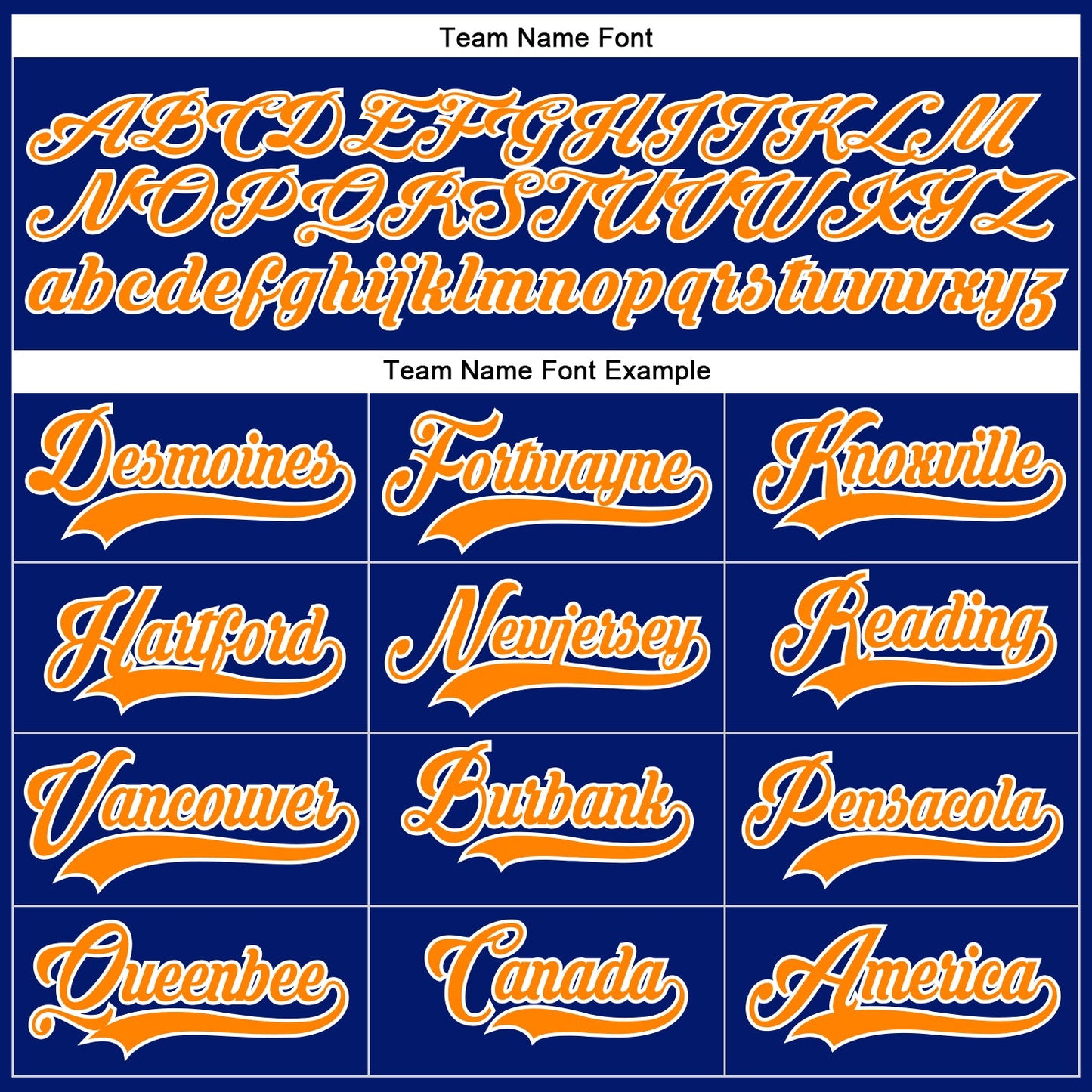 Custom Royal Bay Orange-White Hockey Lace Neck Jersey - Sky-Custom