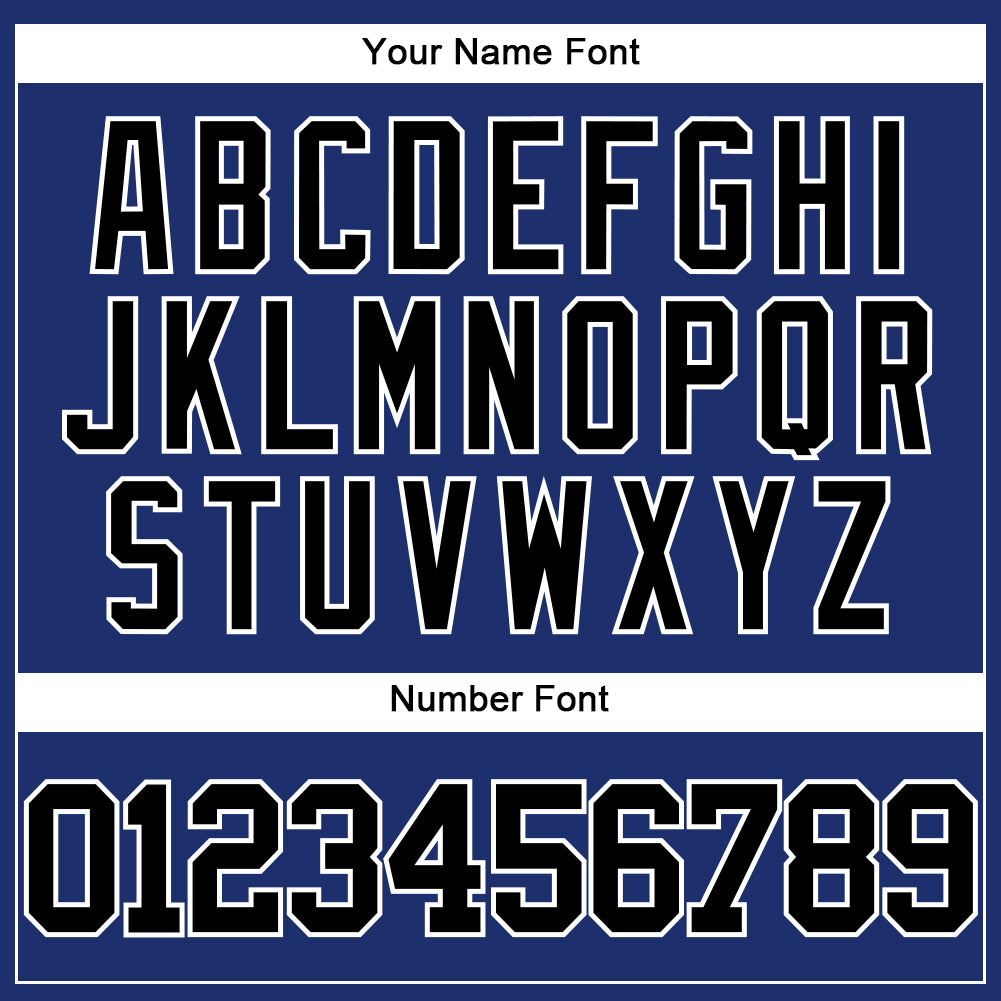 Custom Royal Black-White Authentic Baseball Jersey - Sky-Custom