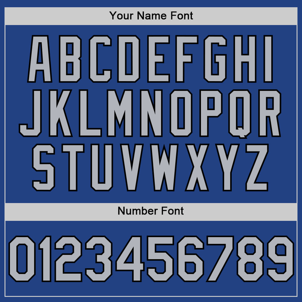 Custom Royal Gray-Black Mesh Authentic Throwback Baseball Jersey - Sky-Custom