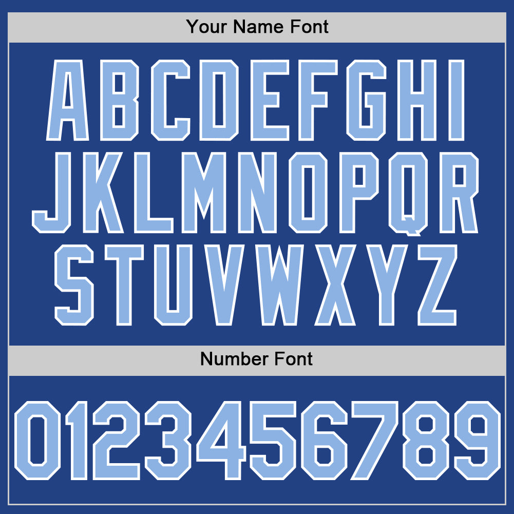 Custom Royal Light Blue-White Mesh Authentic Throwback Baseball Jersey - Sky-Custom