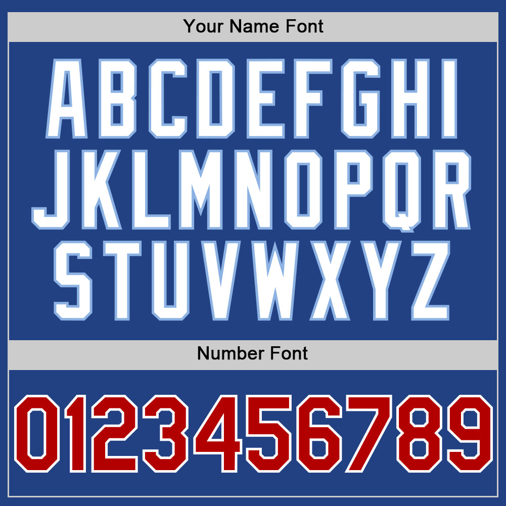 Custom Royal Red-Light Blue Mesh Authentic Throwback Baseball Jersey - Sky-Custom