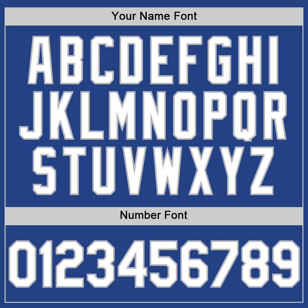 Custom Royal White-Gray Mesh Authentic Throwback Baseball Jersey - Sky-Custom