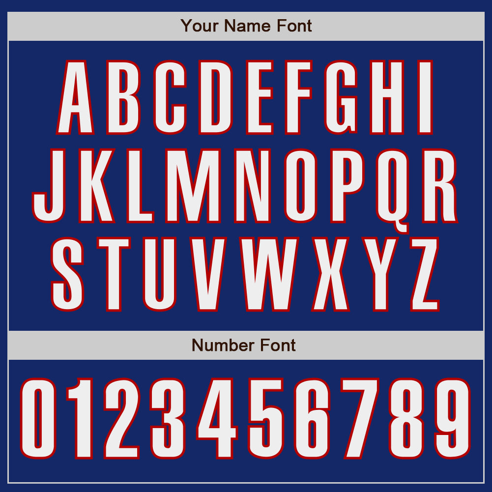 Custom Royal White-Red Authentic Baseball Jersey - Sky-Custom