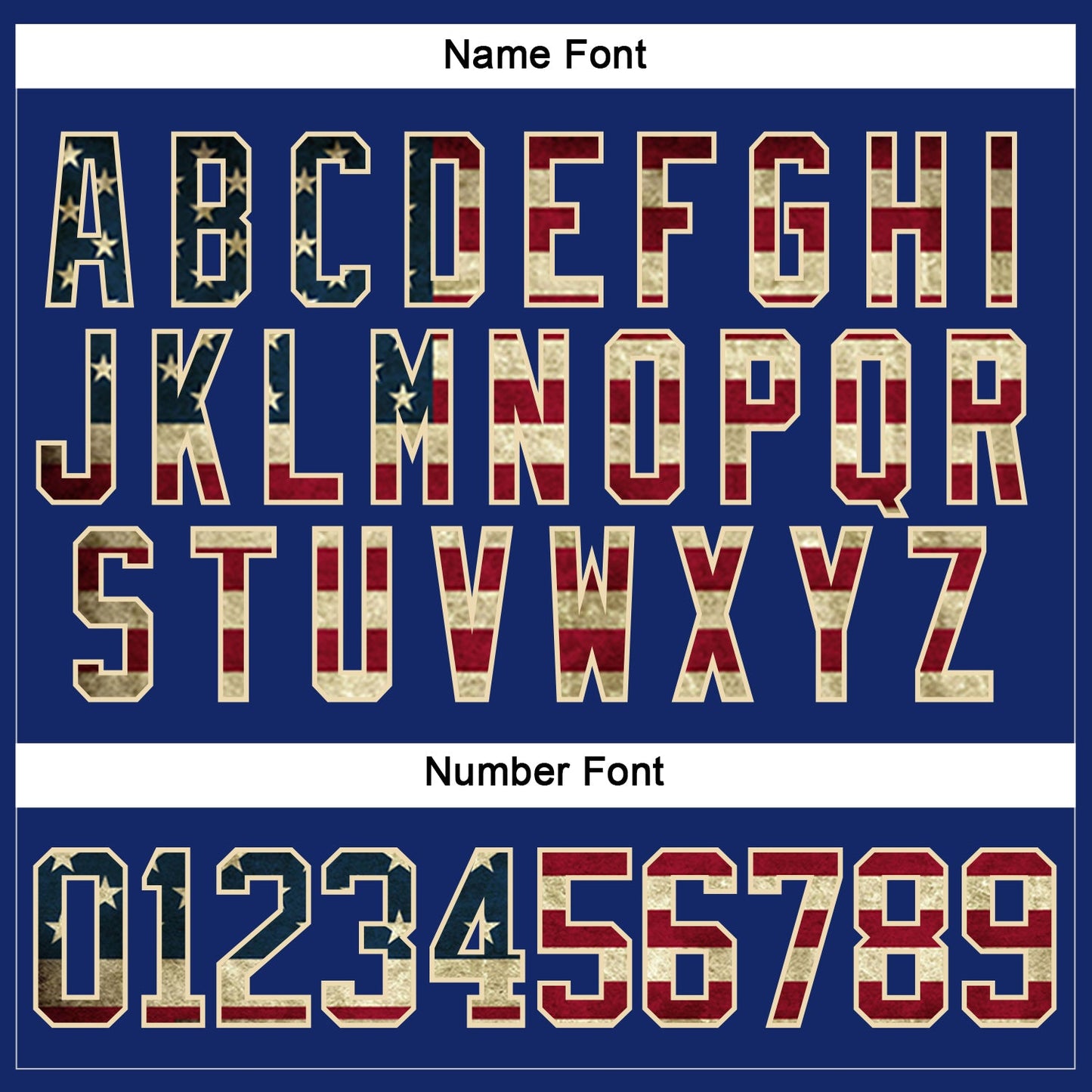 Custom Royal Vintage USA Flag-Cream Hockey Lace Neck Jersey - Sky-Custom