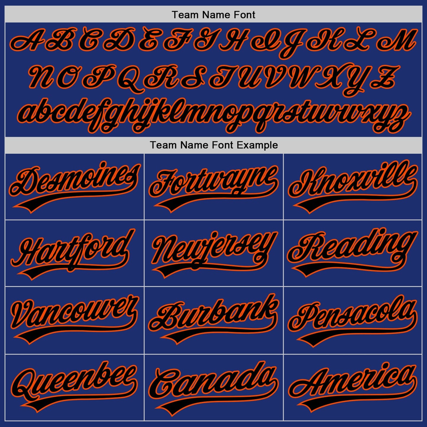 Custom Royal Black-Orange Authentic Throwback Baseball Jersey - Sky-Custom