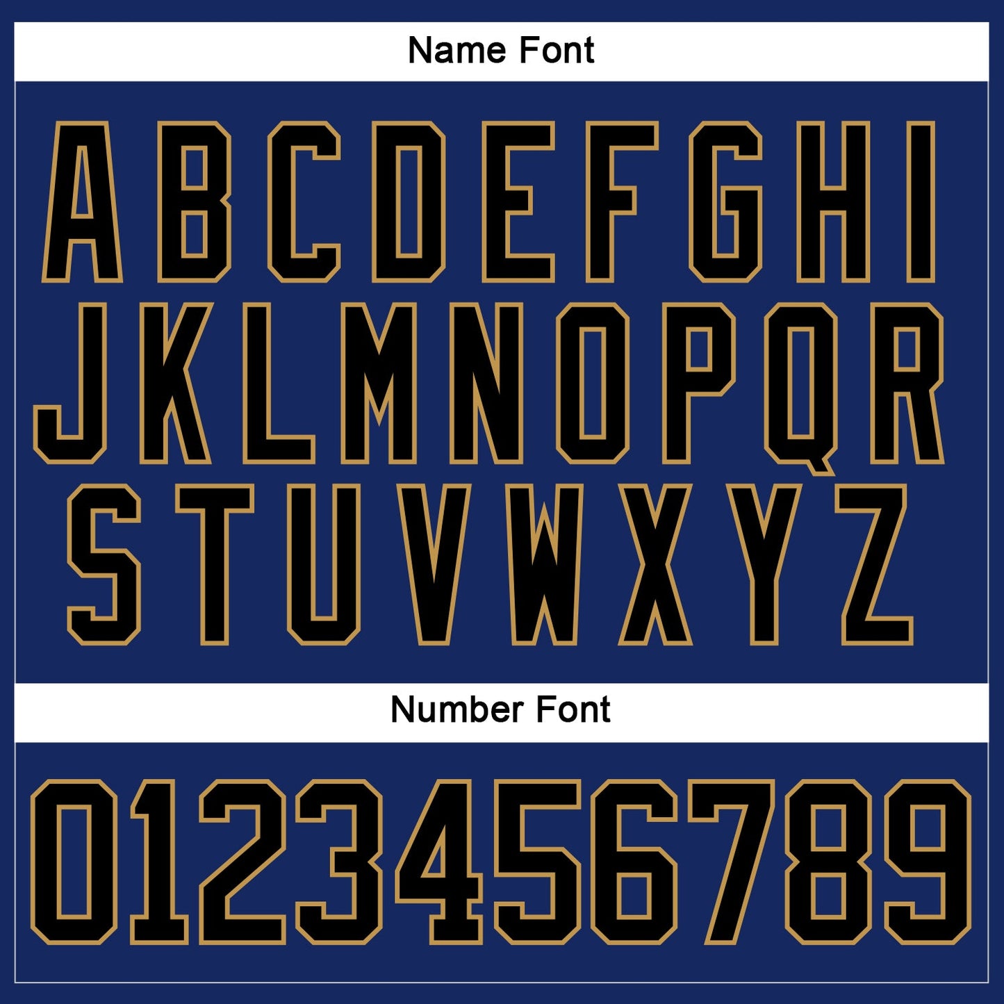 Custom Royal Black-Old Gold Hockey Jersey - Sky-Custom